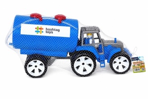 Tractor Cu Cisterna Albastri Gri