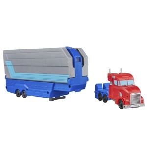 Transformers Earthspark Camion Cu Remorca De Lupta Optimus Prime - Img 4