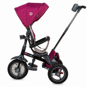 Tricicleta multifunctionala 4in1 cu sezut reversibil Coccolle Velo Air Violet - Img 7
