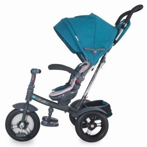 Tricicleta multifunctionala Coccolle Giro Plus Albastru - Img 3