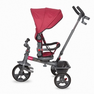 Tricicleta multifunctionala Coccolle Primo Magenta - Img 3
