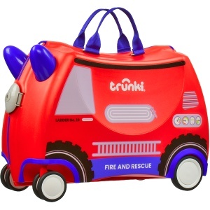 Valiza Trunki Frank - Masina de pompieri Glide - Img 2