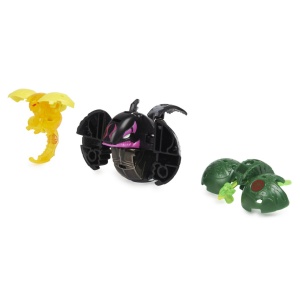 Bakugan Platinum Powerup S4 Warrior Whale Nano Fury Si Nano Sledge - Img 4