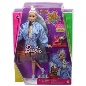 Barbie Papusa Barbie Extra Barbie Cu Bandana - Img 2