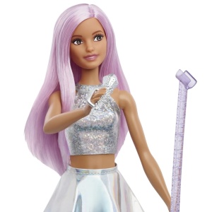 Barbie Papusa Barbie You Can Be Set Barbie Star Pop Si Microfon - Img 3