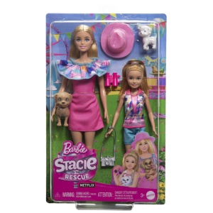 Barbie Si Stacie Set Papusa Barbie Si Papusa Stacie Iubitoare De Catei - Img 2