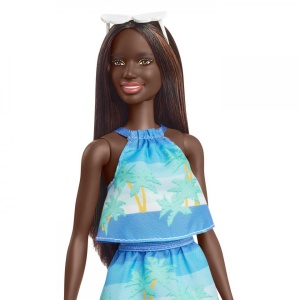 Barbie Travel Papusa Barbie Aniversare 50 De Ani Malibu Bruneta - Img 4