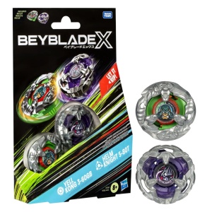 Beyblade X Pachet Duo Yell Kong 3-60Gb Si Helm Knight 5-80T - Img 2
