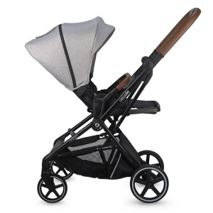 Carucior modular 2in1 Coccolle Saliara Greystone+Cos auto 0-13 kg gb Idan Satin Black - Img 7