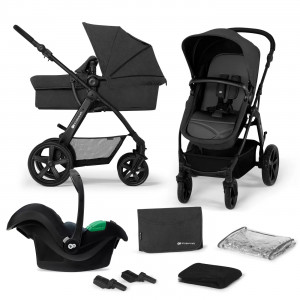 Carucior Multifunctional Kinderkraft Moov, 3 In 1, Black - Img 1