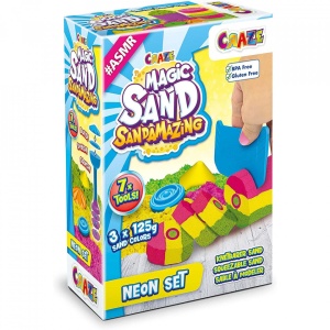 Craze - Nisip Kinetic - Set Joaca Neon - Img 2
