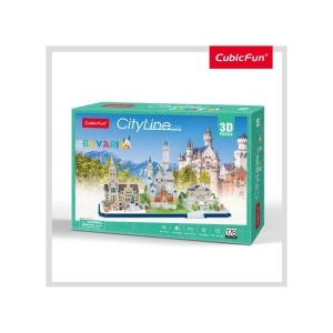 Cubic Fun - Puzzle 3D Bavaria 178 Piese - Img 7