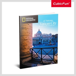 Cubic Fun - Puzzle 3D si brosura bazilica Sfantul Petru 101 piese - Img 3