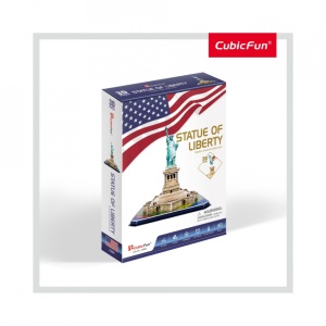 Cubic Fun - Puzzle 3D Statuia Libertatii (Nivel Mediu 39 Piese) - Img 5