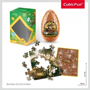 Cubic Fun - Puzzle In Cutie Triceratops 63 Piese - Img 3