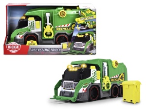 Dickie Toys Camion De Reciclare Cu Lumini Si Sunete 39Cm - Img 6