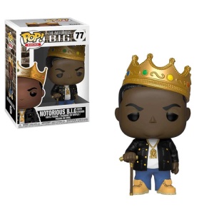 Figurina Funko Pop! Rocks: Notorious B.I.G. cu coroana, 9 cm - Img 2