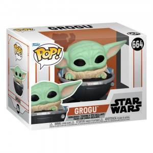 Figurina Funko POP! Star Wars: The Mandalorian - The Child in landou, 9 cm - Img 2