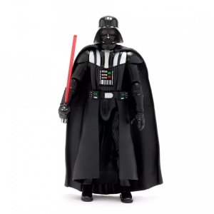Figurina interactiva premium Darth Vader, Star Wars, umini si sunete activate de miscare, 25 cm - Img 2