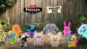 Fuggler - Jucarie de plus, 23 cm - Ciudateii animale uratele, Rabid Rabbit - Bunny - Img 5