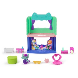 Gabbys Dollhouse Filmul Camere Pentru Casa De Papusi A Lui Gabby Baie Cu Figurine Si Accesorii - Img 2