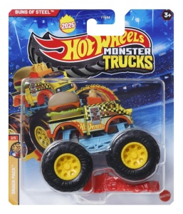 Hot Wheels Monster Truck Masinuta Buns Of Steel Scara 1:64