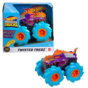 Hot Wheels Monster Truck Masinuta Twister Tredz Mega Wrex Albastru Scara 1:43 - Img 5