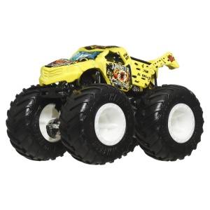 Hot Wheels Monster Truck Si Masinuta Metalica Totaled - Img 2