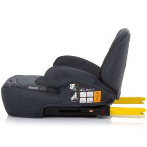 Inaltator auto Chipolino Safy I-Size 125-150 cm granite cu sistem Isofix - Img 3