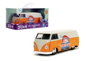 Jada Disney Stitch Autobuz Metalic Volkswagen Bus 1961 Scara 1 La 32 - Img 6