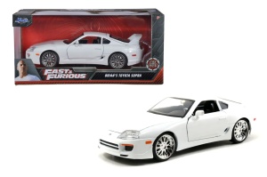 Jada Fast And Furious Masinuta Metalica Brians Toyota Supra Alb Scara 1 La 24 - Img 6
