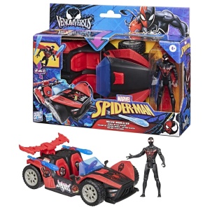 Marvel Spider Man Venom Versus Lansator Auto Si Figurina Miles Morales - Img 5