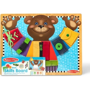 Melissa And Doug Set De Joaca Abilitati De Baza Din Lemn