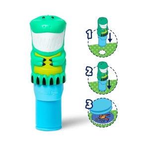 Melissa And Doug Set De Joaca Autocolante Si Stampila Reincarcabila Dinozaur - Img 5