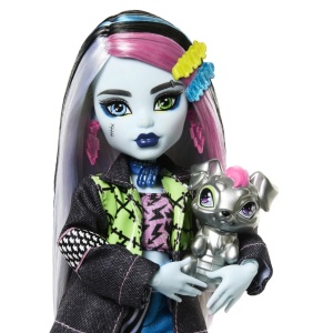 Monster High Papusa Frankie Stein Si Animalut Watzie - Img 4