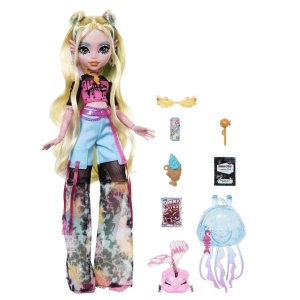 Monster High Papusa Lagoona Blue Si Pestisorul Neptuna - Img 3