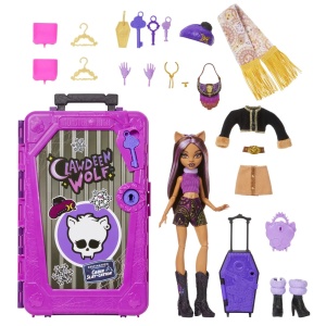 Monster High Skulltimate Secrets Papusa Clawdeen Wolf Cu Accesorii - Img 2