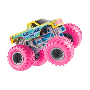 Monster Jam Masinuta Metalica Blue Thunder Scara 1 La 64 - Img 5