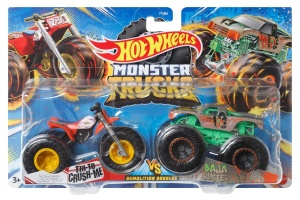 Monster Truck Set 2 Masini Scara 1 La 64 Tri To Crush Me Si Baja Buster