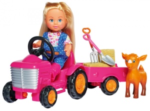 Papusa Evi Love Cu Tractor - Img 2