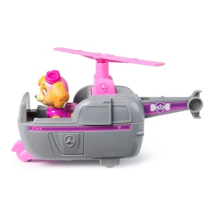 Patrula Catelusilor Set Vehicul De Baza Elicopter Si Figurina Skye - Img 5