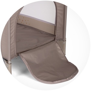 Patut pliabil Chipolino Capri Lion beige - Img 3