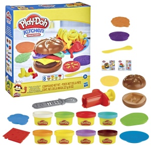 Play Doh Kitchen Creations Set De Gatit Hamburger - Img 7