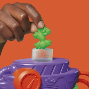 Play Doh Povestiri Cu Testoase Ninja Adolescente Mutante Set Plastelina Statie De Mutatii - Img 4