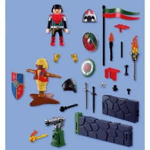 Playmobil - Jucarie de rol Antrenamentul de lupta al cavalerului dragon - Img 4