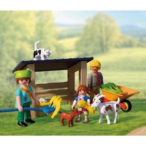 Playmobil - Jucarie de rol Casuta fermierului - Img 4