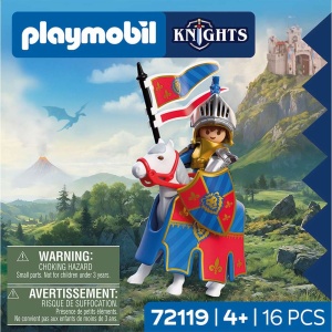 Playmobil - Jucarie de rol Conducatorul cavalerilor Leu - Img 3