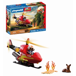 Playmobil - Jucarie de rol Elicopter de pompieri