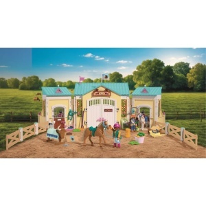 Playmobil - Jucarie de rol Grajd mare de calarie - Img 2
