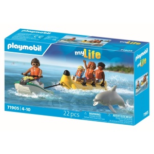 Playmobil - Jucarie de rol Plimbare pe mare cu banana - Img 3